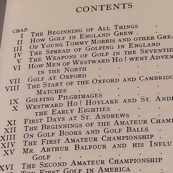 Fifty Years of Golf Book by Horace G. Hutchinson Vintage Ltd Ed Book HC w Case - Picture 7 of 12